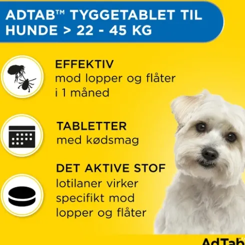 AdTab til hunde 22 til 45 kg