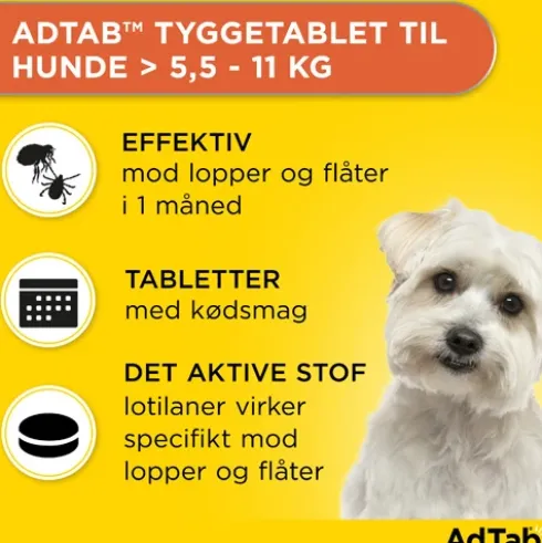 AdTab til hunde 5,5 til 11 kg