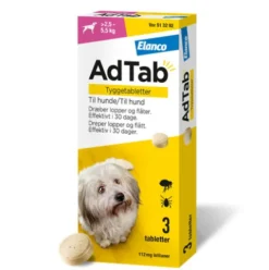AdTab til hunde 2,5 til 5,5 kg