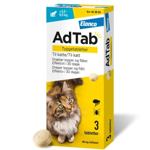 AdTab til katte 2 til 8 kg.