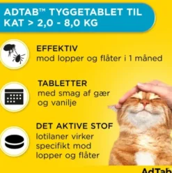 AdTab til katte 2 til 8 kg.