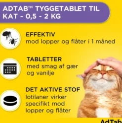 AdTab til katte 0,5 til 2 kg.