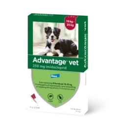 Advantage vet. til hunde på 10-25 kg