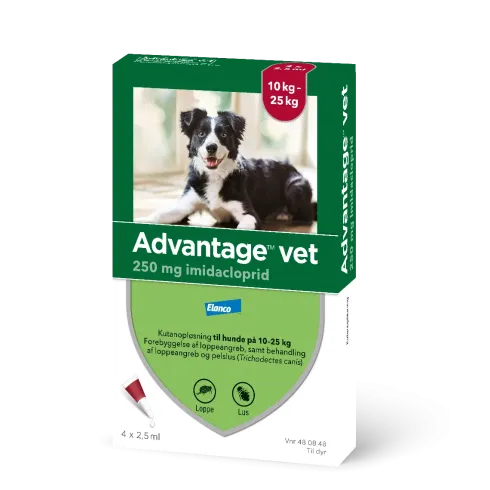 Advantage vet. til hunde på 10-25 kg
