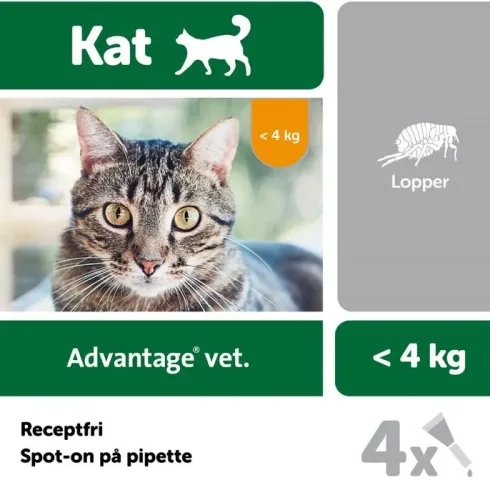 Advantage vet. til katte under 4 kg