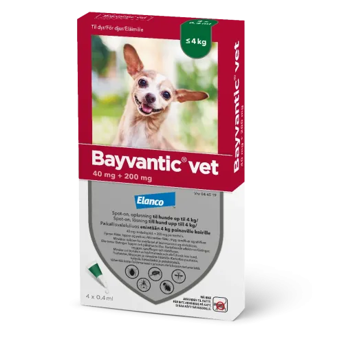 Bayvantic vet til hunde under 4 kg
