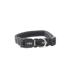 BUSTER Reflective Mesh halsbånd sort
