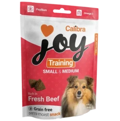 Calibra Joy Dog Training Snacks, Small & Medium, Beef