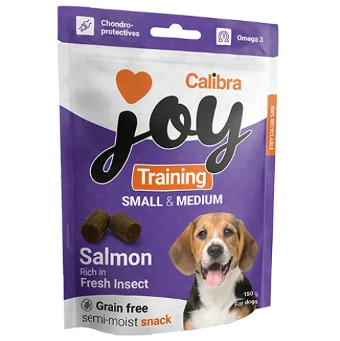 Calibra Joy Dog Training Snacks, Small & Medium, Salmon & Insect