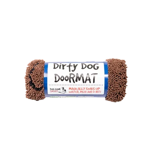 Dog Gone Smart Dirty Dog dørmåtte, Brun