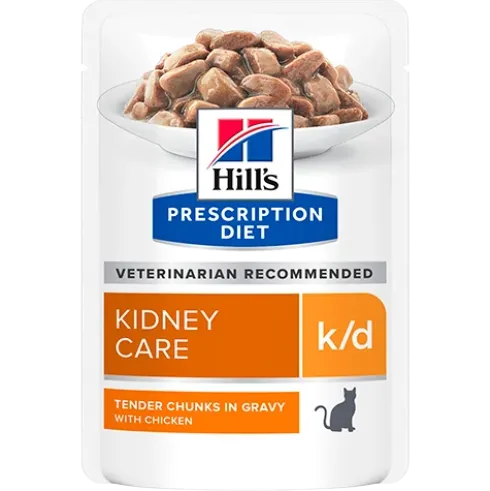 Hill's Prescription Diet k/d Kidney Care, vådfoder til katte
