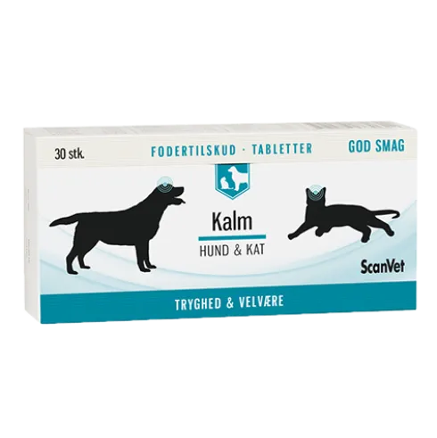 Kalm tabletter til hund og kat