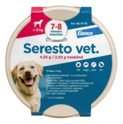 Seresto VET flåt- og loppehalsbånd, hund over 8 kg