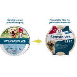 Seresto VET flåt- og loppehalsbånd, hund over 8 kg