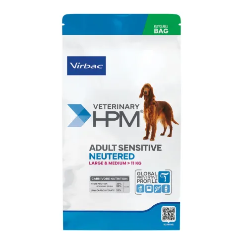 Virbac HPM Adult Sensitive Neutered Large & Medium Dog