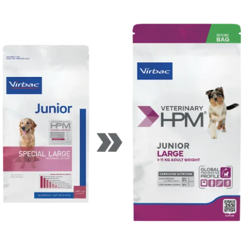 Virbac HPM Junior Large Dog