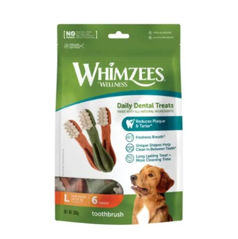 Whimzees tyggeben, tandbørste, L